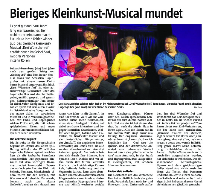 11.11.2019 - Sulzbach-Rosengerger Zeitung